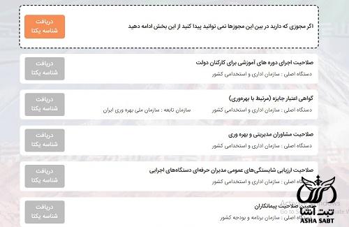 سایت تبدیل پروانه کسب کاغذی به الکترونیکی 